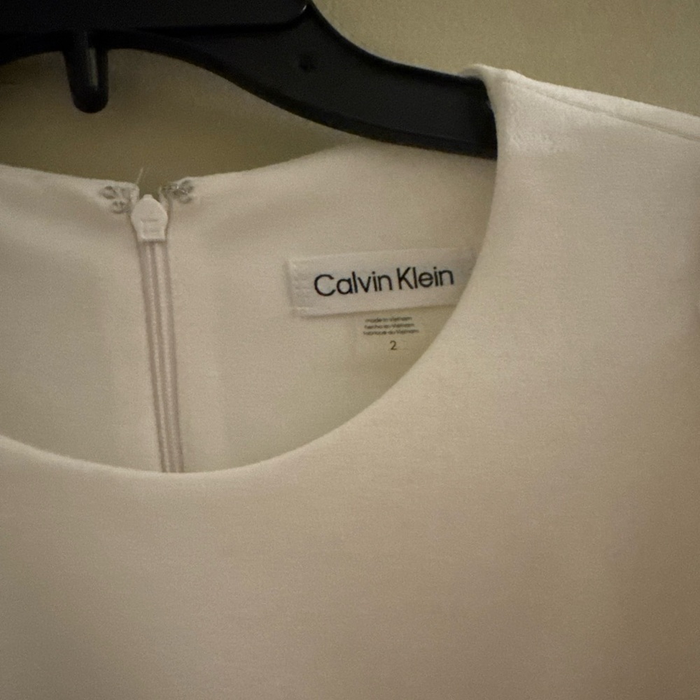 Calvin Klein White Dress